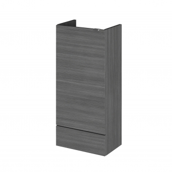 Hudson Reed Fusion Compact Base Unit 400mm Wide - Anthracite Woodgrain