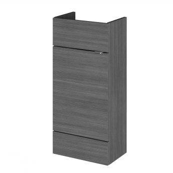 Hudson Reed Fusion Compact Vanity Unit 400mm Wide - Anthracite Woodgrain
