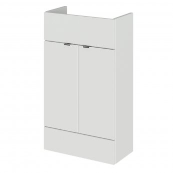 Hudson Reed Fusion Compact Vanity Unit 500mm Wide - Gloss Grey Mist