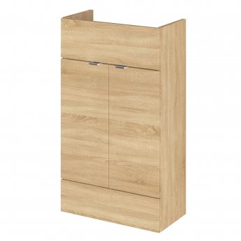 Hudson Reed Fusion Compact Vanity Unit 500mm Wide - Natural Oak