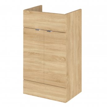 Hudson Reed Fusion RH Combination Unit with 500mm WC Unit - 1000mm Wide - Natural Oak