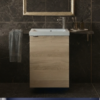 Hudson Reed Fusion Slimline 400mm 1-Door Wall Hung Vanity Unit