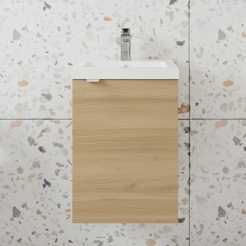 Hudson Reed Fusion 400mm 1-Door Wall Hung Vanity Unit