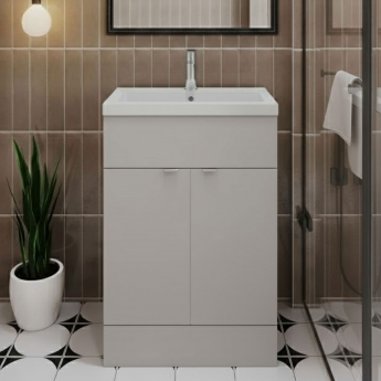 Hudson Reed Fusion 600mm 2-Door Floor Standing Vanity Unit