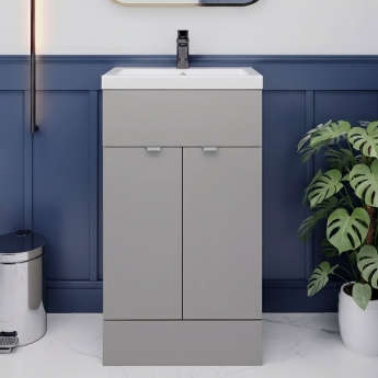 Hudson Reed Fusion 500mm 2-Door Floor Standing Vanity Unit