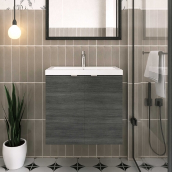 Hudson Reed Fusion 600mm 2-Door Wall Hung Vanity Unit