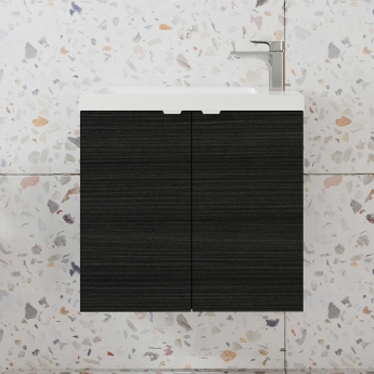 Hudson Reed Fusion Slimline 600mm 2-Door Wall Hung Vanity Unit