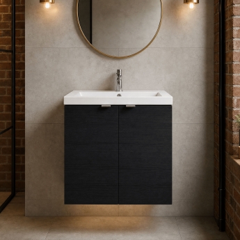 Hudson Reed Fusion 600mm 2-Door Wall Hung Vanity Unit | Product Image