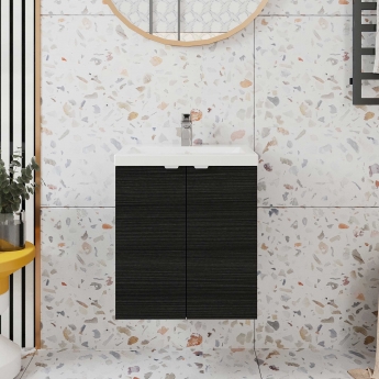 Hudson Reed Fusion 500mm 2-Door Wall Hung Vanity Unit