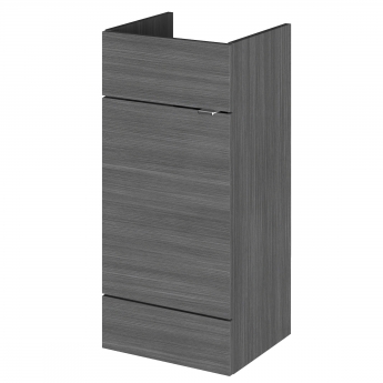Hudson Reed Fusion Vanity Unit 400mm Wide - Anthracite Woodgrain