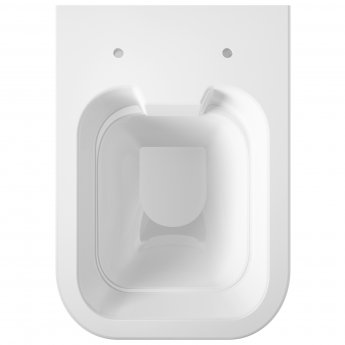 Hudson Reed Grace Wall Hung Rimless Toilet - Soft Close Seat
