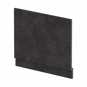 Hudson Reed Havana Straight Bath End Panel and Plinth 560mm H x 750mm W - Metallic Slate