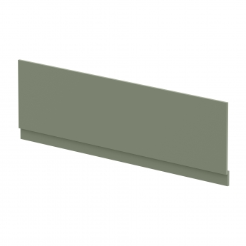 Hudson Reed Juno Straight Front Bath Panel and Plinth 560mm H x 1800mm W - Satin Green