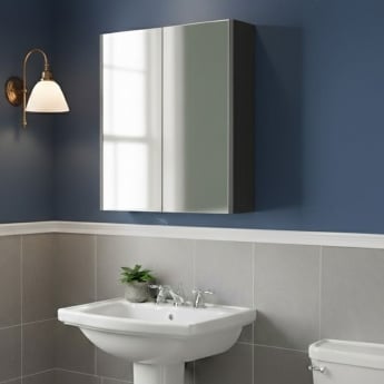 Hudson Reed Juno 600mm 2-Door Mirrored Bathroom Cabinet