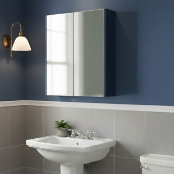 Hudson Reed Juno 600mm 2-Door Mirrored Bathroom Cabinet