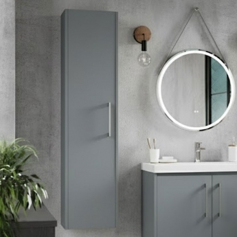 Hudson Reed Juno 350mm Wall Hung 1-Door Tall Storage Unit