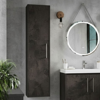 Hudson Reed Juno 350mm Wall Hung 1-Door Tall Storage Unit