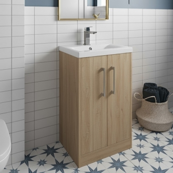 Hudson Reed Juno 500mm 2-Door Floor Standing Vanity Unit