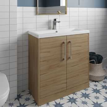 Hudson Reed Juno 800mm 2-Door Floor Standing Vanity Unit
