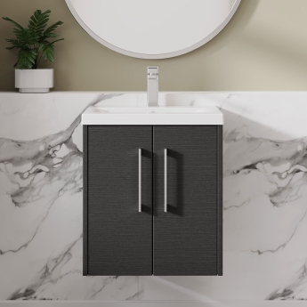 Hudson Reed Juno 500mm 2-Door Wall Hung Vanity Unit | Product Image