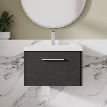 Hudson Reed Juno 600mm 1-Drawer Wall Hung Vanity Unit | Product Image
