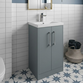 Hudson Reed Juno 500mm 2-Door Floor Standing Vanity Unit
