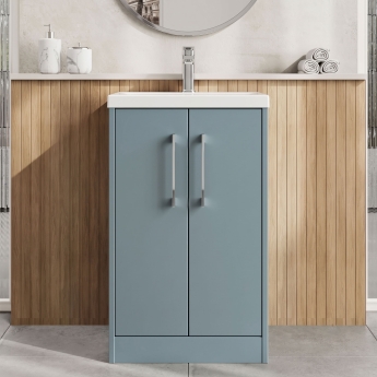 Hudson Reed Juno 500mm 2-Door Floor Standing Vanity Unit | Product Image