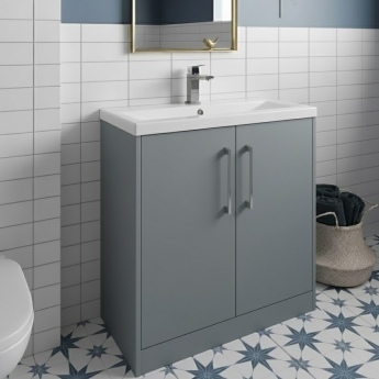 Hudson Reed Juno 800mm 2-Door Floor Standing Vanity Unit
