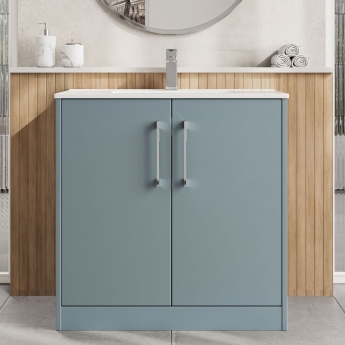 Hudson Reed Juno 800mm 2-Door Floor Standing Vanity Unit | Product Image