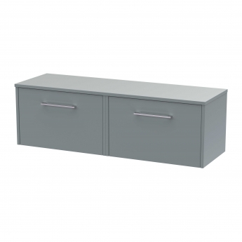 Hudson Reed Juno Twin 1200mm 2-Drawer Wall Hung Vanity Unit with Countertop