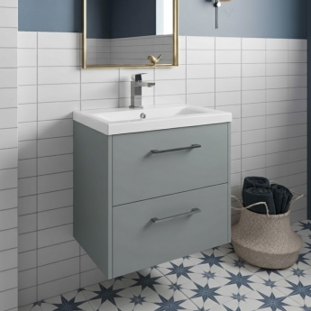 Hudson Reed Juno 600mm 2-Drawer Wall Hung Vanity Unit