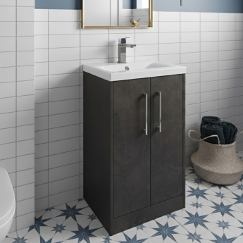 Hudson Reed Juno 500mm 2-Door Floor Standing Vanity Unit