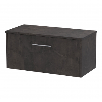 Hudson Reed Juno 800mm 1-Drawer Wall Hung Vanity Unit with Countertop