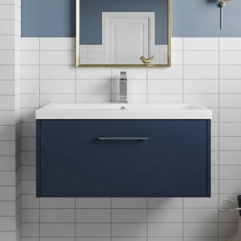 Hudson Reed Juno 800mm 1-Drawer Wall Hung Vanity Unit