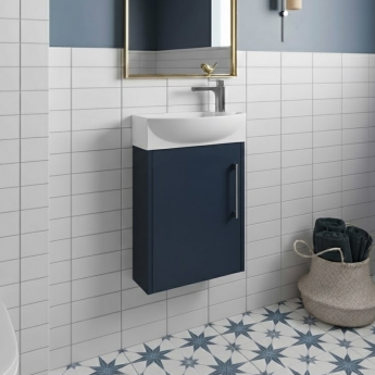 Hudson Reed Juno Compact 440mm 1-Door Wall Hung Vanity Unit