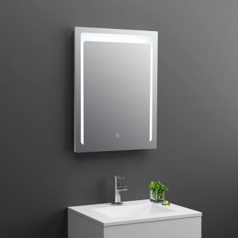 Hudson Reed LED Bathroom Mirror with 20W Bulb 700mm H x 500mm W