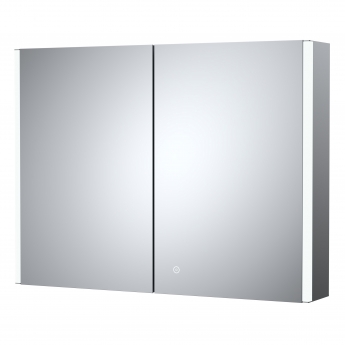 Hudson Reed Leda Bathroom Mirror Cabinet 600mm H x 800mm W