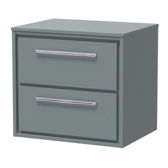 Hudson Reed Lille 600mm 2-Drawer Wall Hung Vanity Unit with Countertop