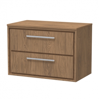 Hudson Reed Lille 800mm 2-Drawer Wall Hung Vanity Unit with Countertop