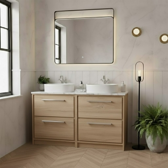 Hudson Reed Lille 1200mm 4-Drawer Floor Standing Vanity Unit with Countertop