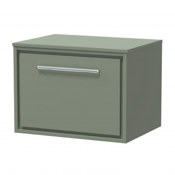 Hudson Reed Lille 600mm 1-Drawer Wall Hung Vanity Unit with Countertop