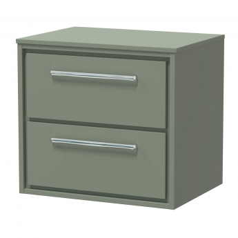 Hudson Reed Lille 600mm 2-Drawer Wall Hung Vanity Unit with Countertop