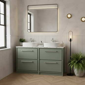 Hudson Reed Lille 1200mm 4-Drawer Floor Standing Vanity Unit with Countertop