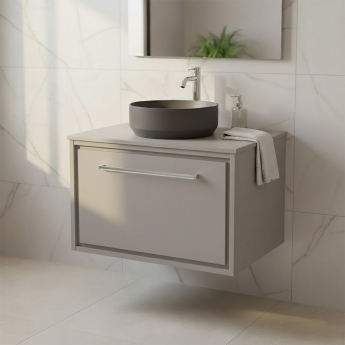 Hudson Reed Lille 600mm 1-Drawer Wall Hung Vanity Unit with Countertop