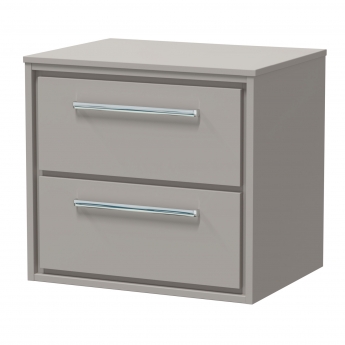 Hudson Reed Lille 600mm 2-Drawer Wall Hung Vanity Unit with Countertop