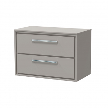 Hudson Reed Lille 800mm 2-Drawer Wall Hung Vanity Unit with Countertop