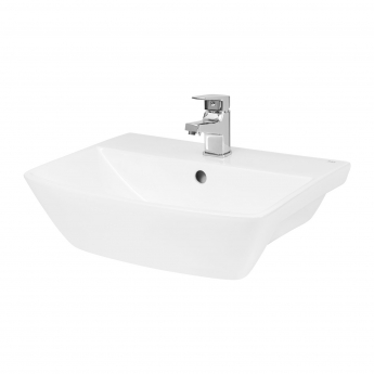Hudson Reed Lynx Semi Recessed Basin 500mm Wide - 1 Tap Hole