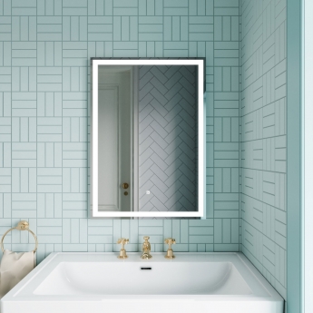 Hudson Reed LED Bathroom Mirror with 26W Bulb 700mm H x 500mm W