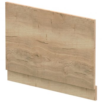 Hudson Reed MFC Straight Bath End Panel and Plinth 560mm H x 800mm W - Autumn Oak