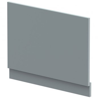 Hudson Reed MFC Straight Bath End Panel and Plinth 560mm H x 750mm W - Coastal Grey